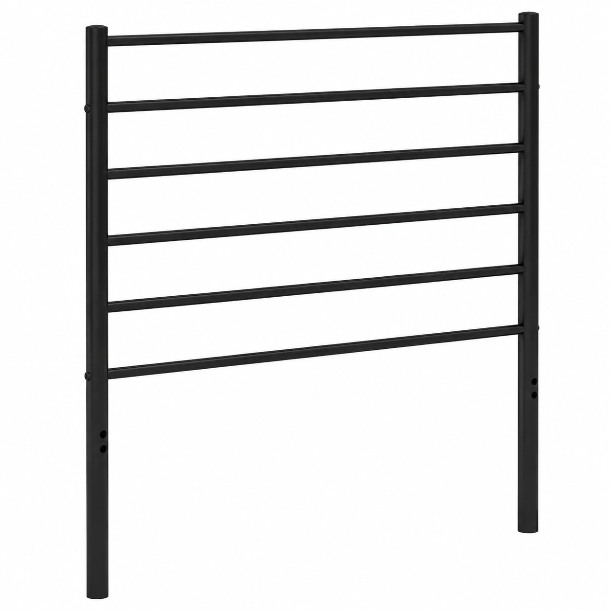 Schwarzes Metallkopfteil 100cm für Einzelbett - Robuste Stahlkonstruktion