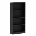 Vida Designs Cambridge Regal mit 4 Ebenen, Schwarz, Holz, für Büro und Wohnzimmer