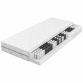 Ergonomische Taschenfederkernmatratze 90x200 cm - 21 cm Höhe, Wählbarer Härtegrad, 7-Zonen-System, Oeko-TEX Zertifiziert