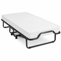 Beautissu Klappbares Gästebett 90x200 cm – Faltbares Reisebett mit Schutzhülle & Komfortmatratze