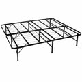 i-flair Klappbares Metallbett 160x200 cm - Platzsparendes und Robust Gästebett mit Stauraum