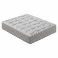LUXIABED 140x200 cm Matratze, Memory-Foam, doppelseitig, mittlere Härte, atmungsaktiv, hygienisch, Einzelbett, Grau, Modell Royal Fresh 32 cm